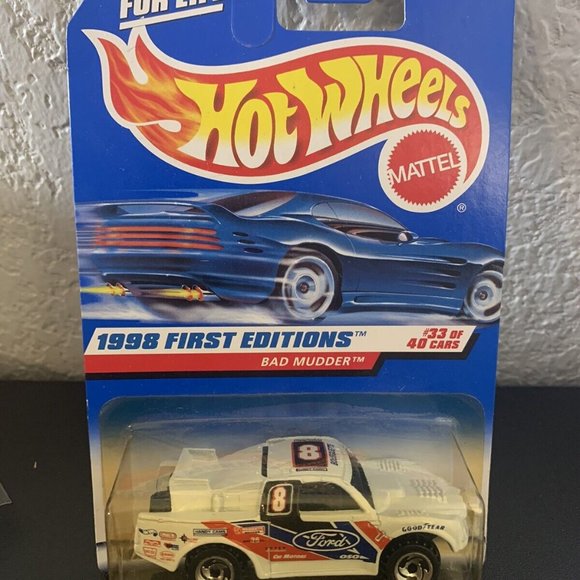 Hot Wheels 662 1998 First Editions Bad Mudder 18847 Vintage New 33/40 - Picture 1 of 3